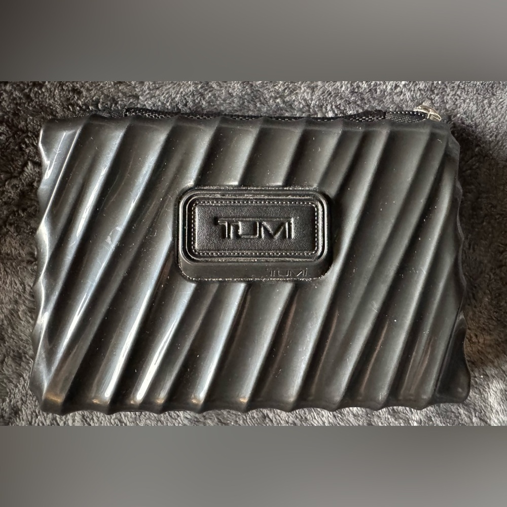 TUMI Black Quilted Toiletry Bag